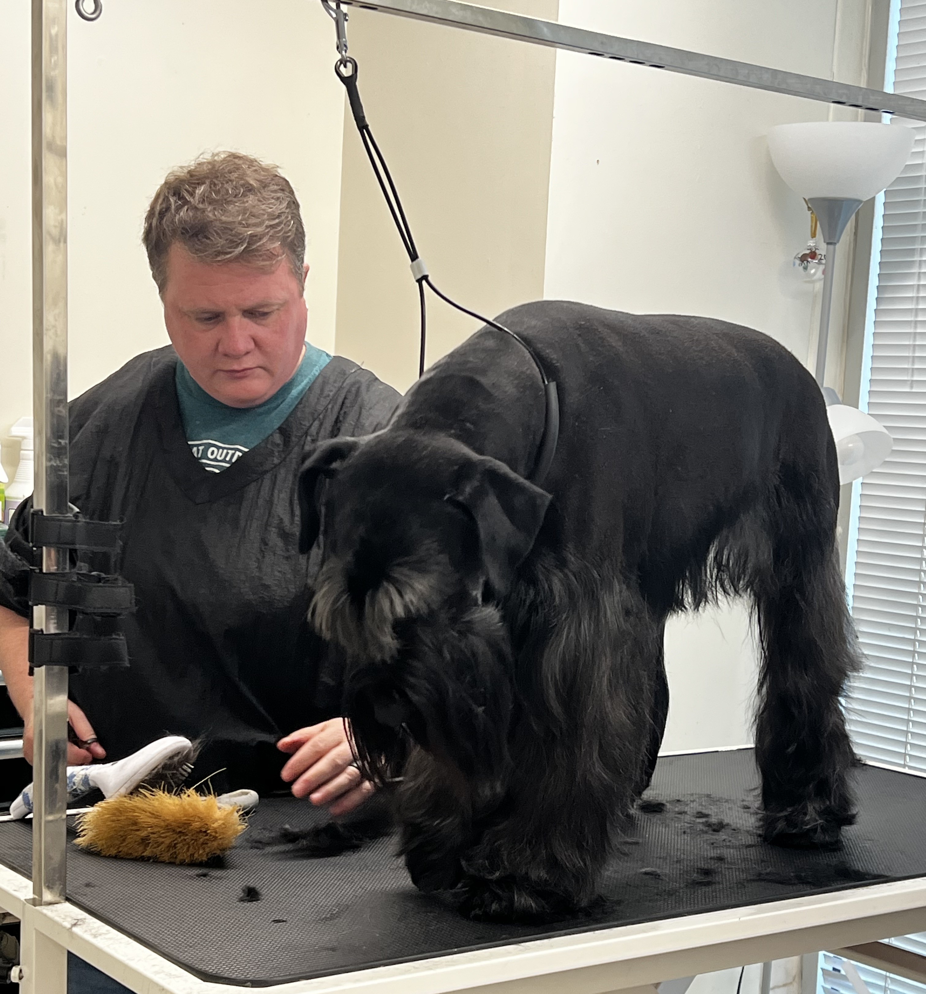 Jaime, our master groomer